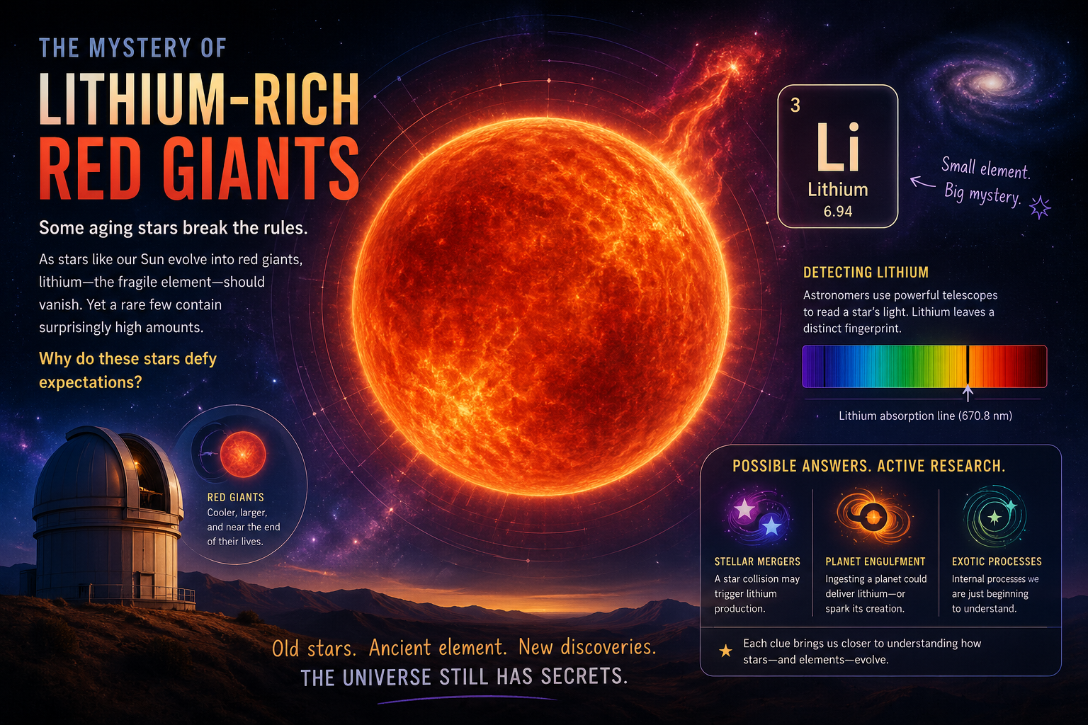 Lithium-rich red giants